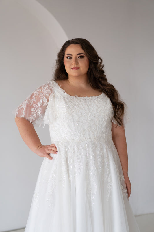 Vivian curvy brudekjole