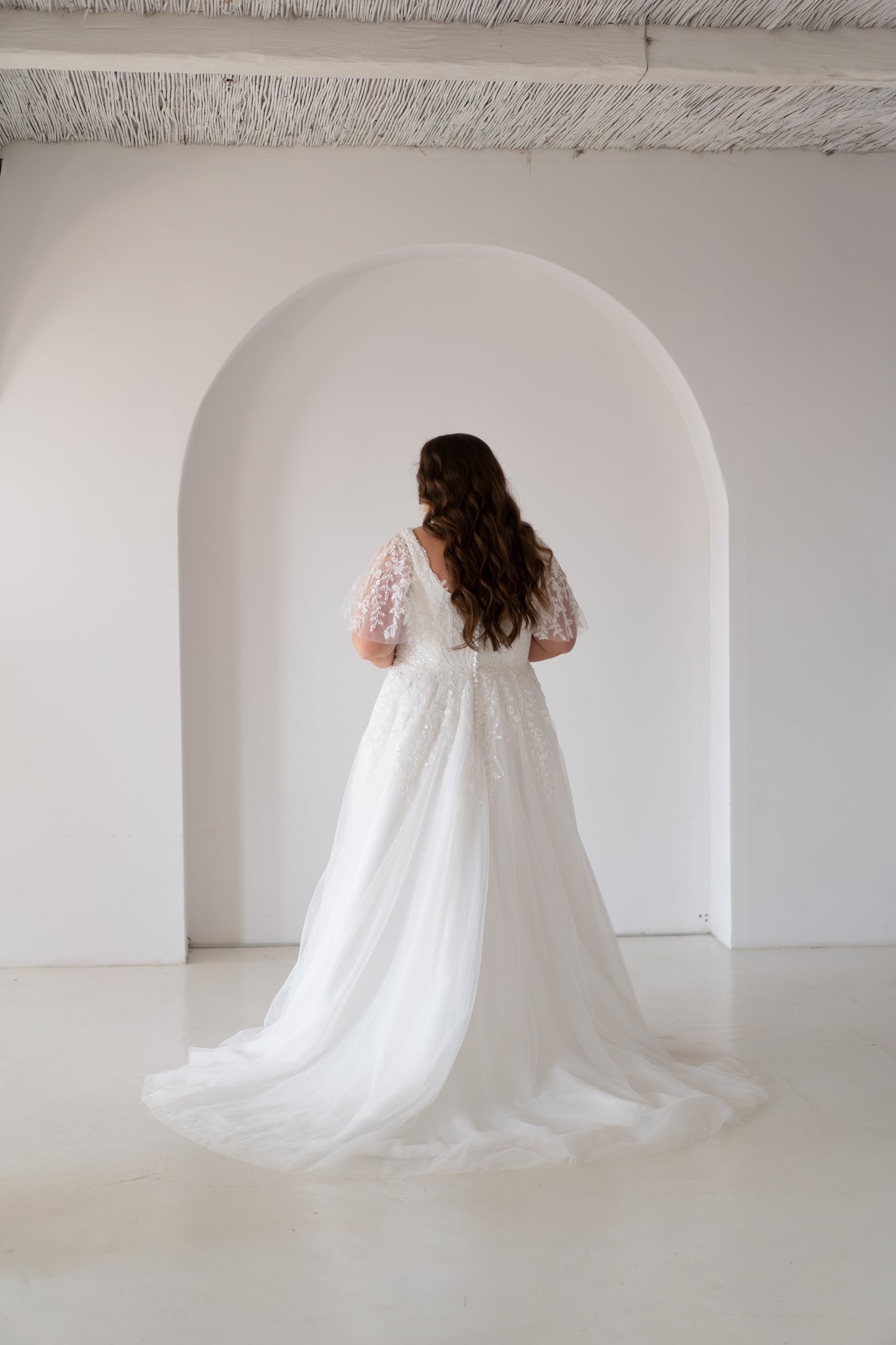 Vivian curvy brudekjole