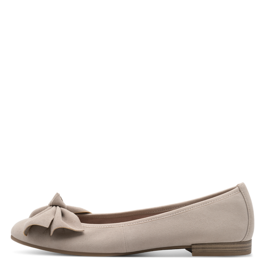 Tamaris - 22141 Ballarina - Taupe suede