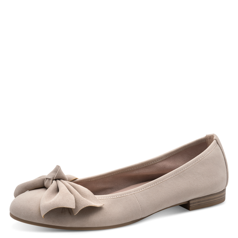 Tamaris - 22141 Ballarina - Taupe suede
