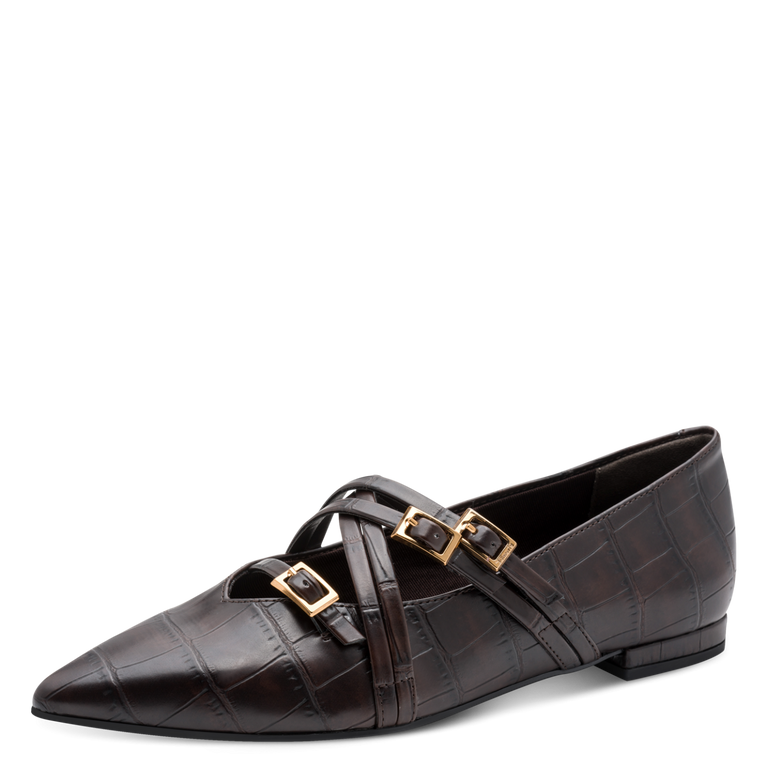 Tamaris - 22160 Ballarina - Mocca croco