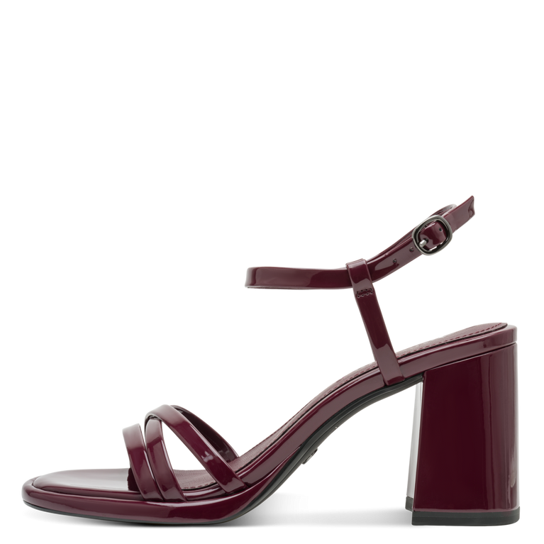Tamaris - 28328 Sandal - Merlot patent