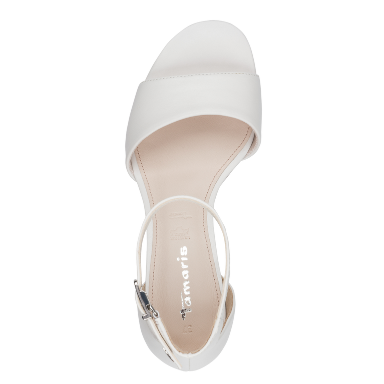 Tamaris - 28347 Sandal - White leather