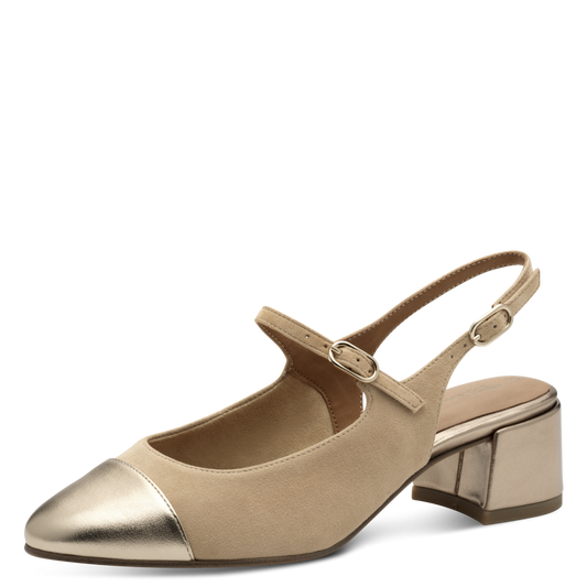 Tamaris - 29630 Pump - Tan suede