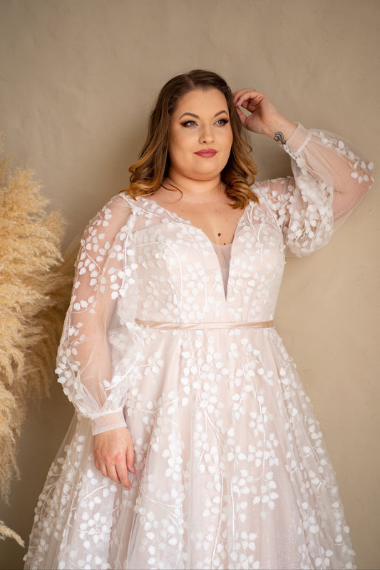 Zara curvu brudekjole