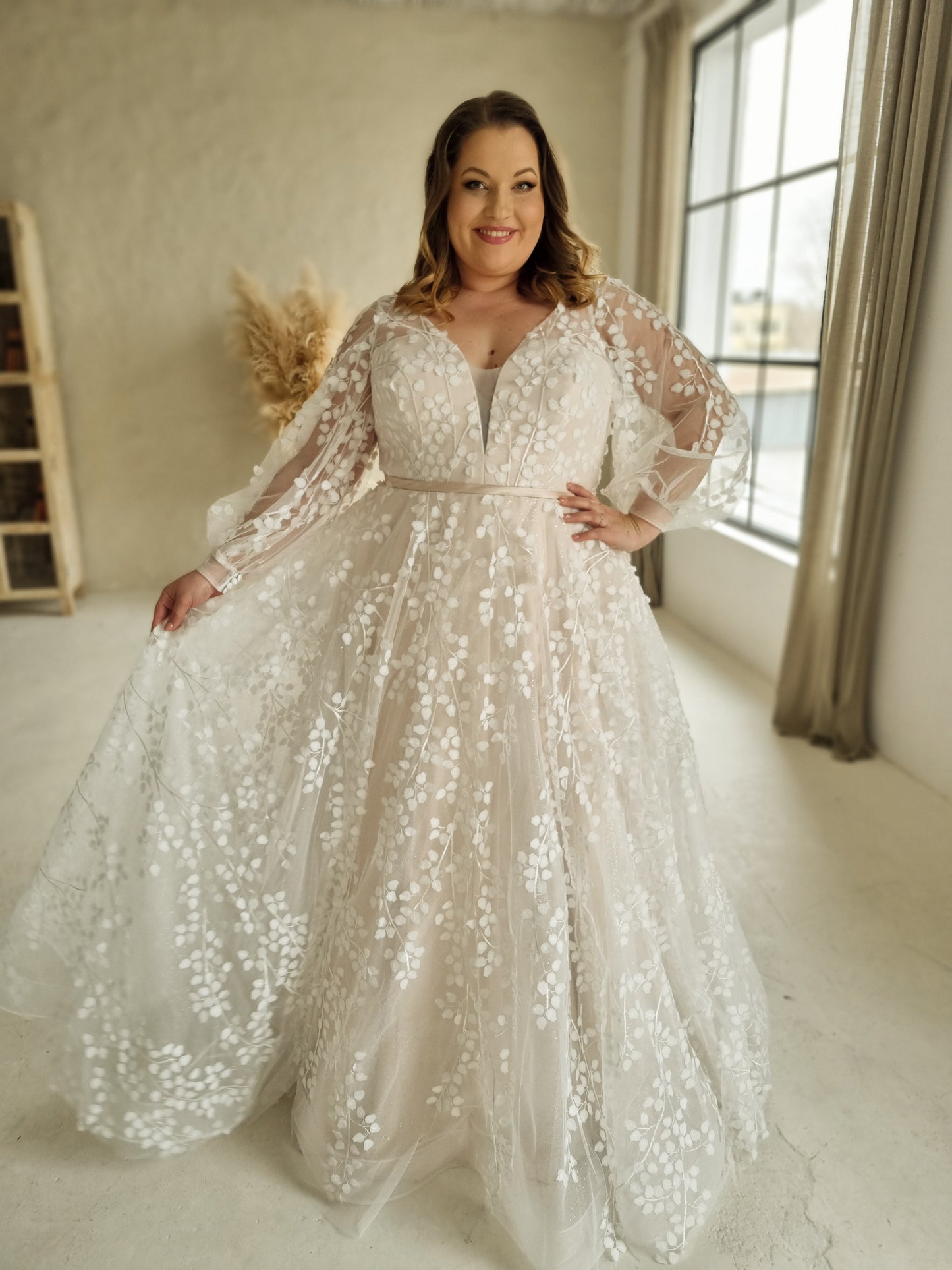 Zara curvu brudekjole