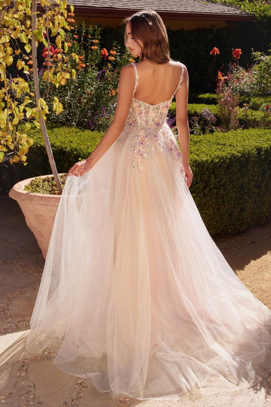 Andrea &amp; Leo multi floral wedding dress