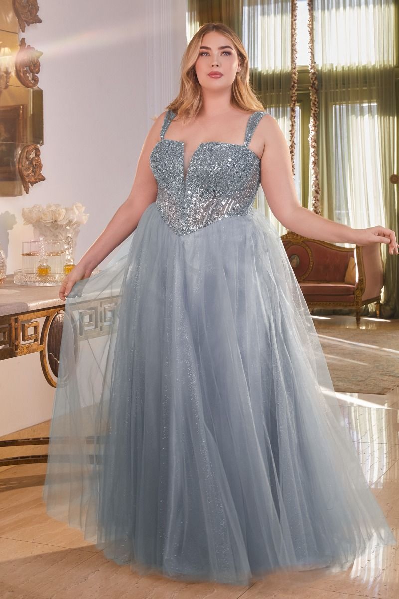 La Divine plus size prom dress CD0217C TP Kjoler La Divine plus size prom dress CD0217C TP Kjoler