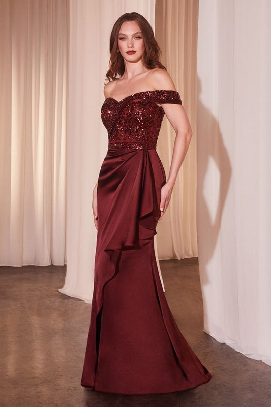 La Divine CR877 offshoulders festkjole