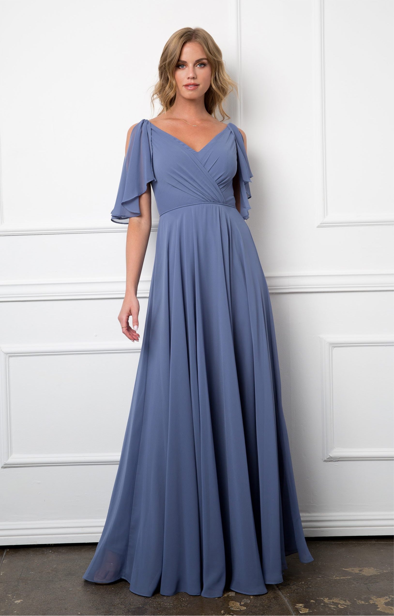Party dress with short sleeves 3345