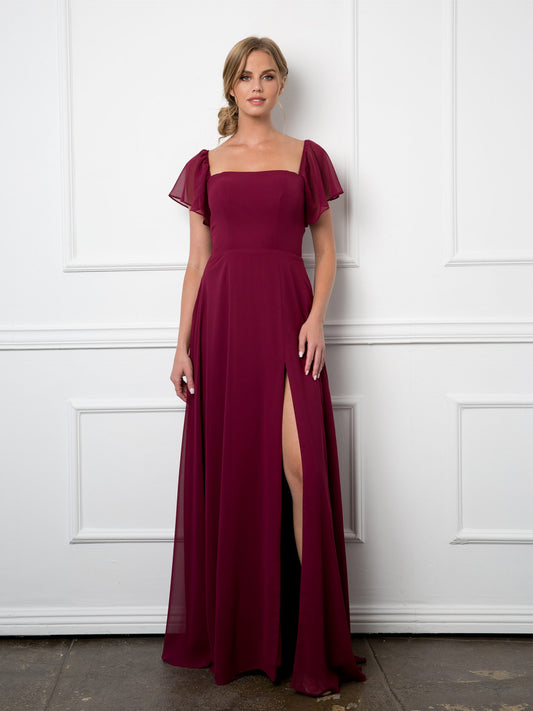 Party dress with on or off shoulder