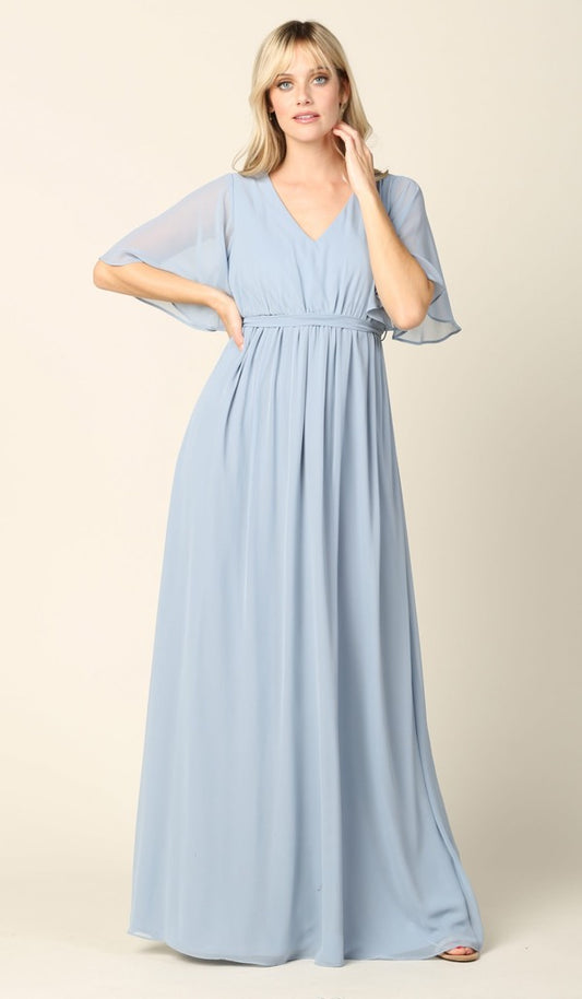 Party dress with wide sleeves 3391