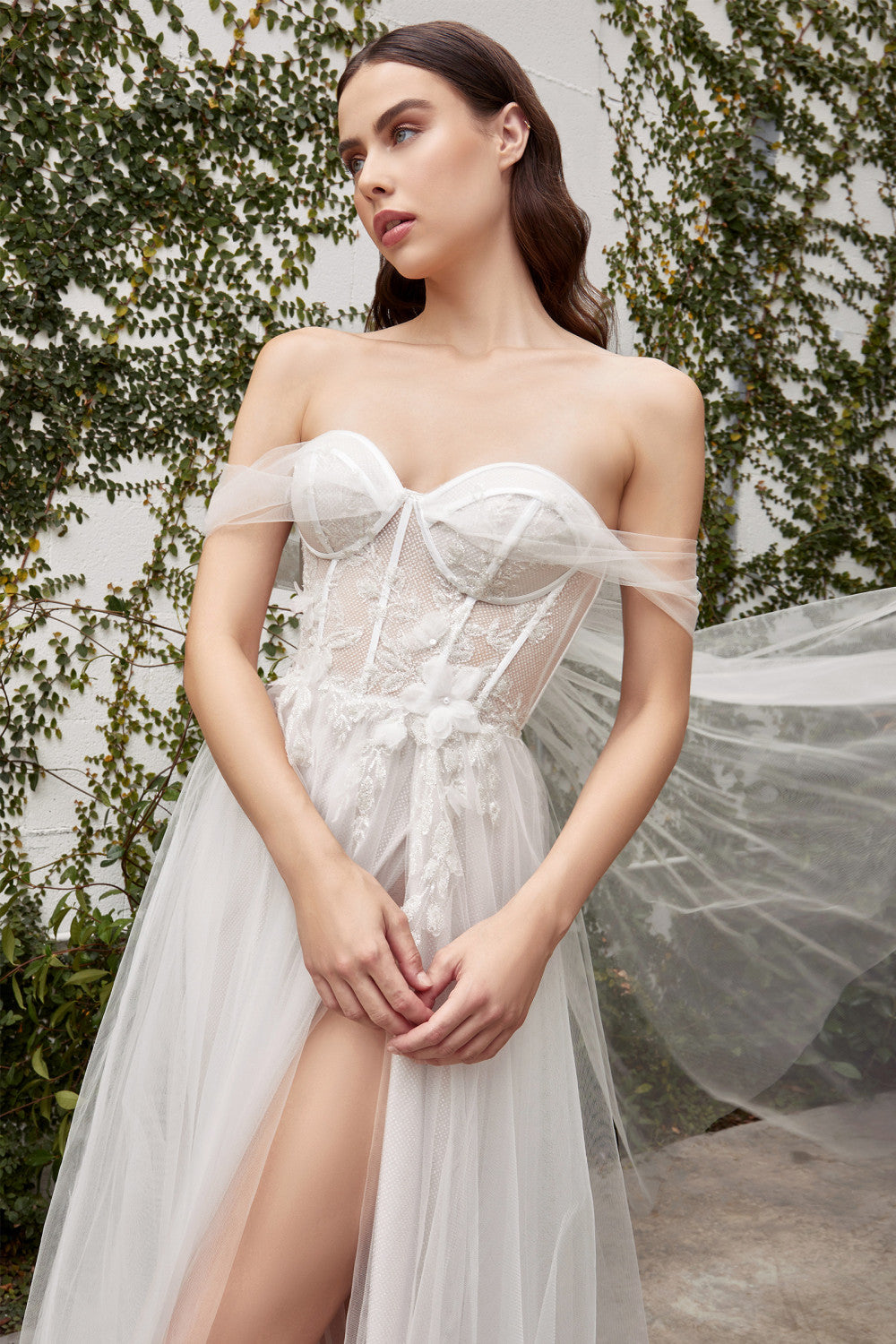 Strapless Andrea & Leo wedding dress