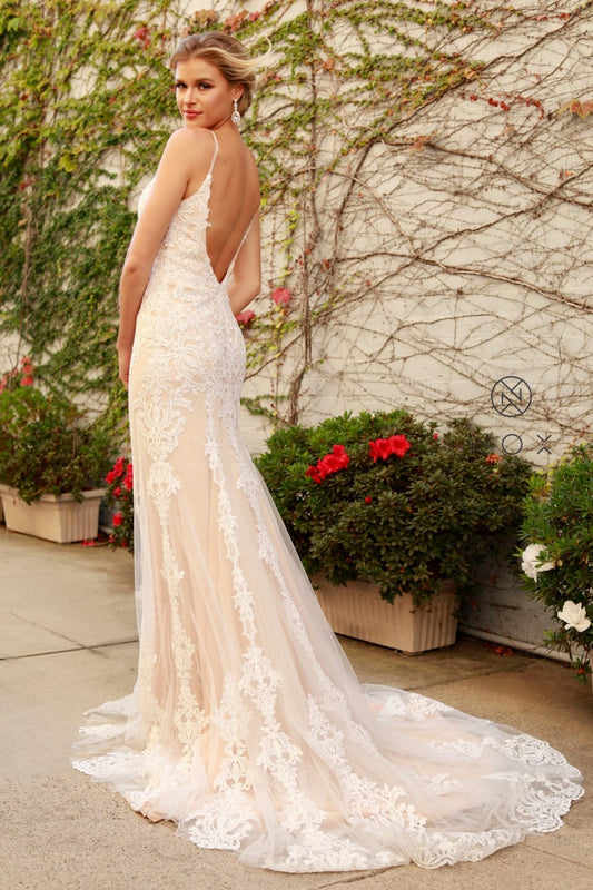 Lace wedding dress H494