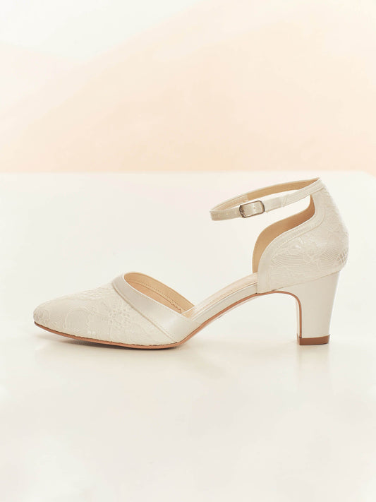 Avalia - Kati Heeled Sandal - White